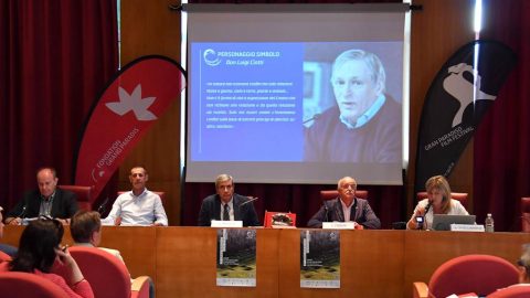GPFF2018 Conferenza stampa Aosta Elso Gerandin Claudio Restano Antonio Fosson Italo Cerise Franco Allera Ugo Curtaz Luisa Vuillermoz