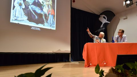 GPFF2018 Flavio Caroli Fabio Fazio l'arte italiana in quindici weekend e mezzo de rerum natura Cogne